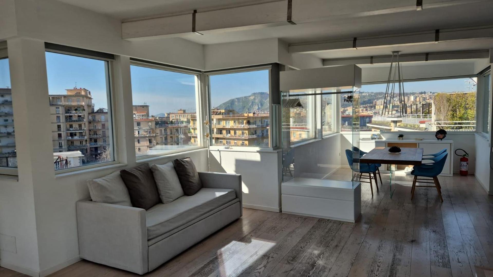 Terrazza Manu - Loft Suspended Over The City-Vomero 나폴리 외부 사진