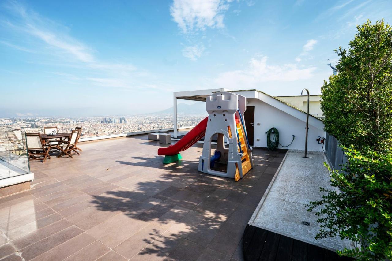 Terrazza Manu - Loft Suspended Over The City-Vomero 나폴리 외부 사진