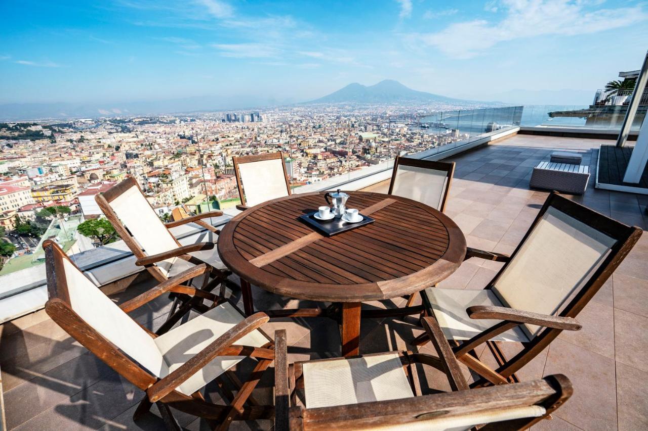 Terrazza Manu - Loft Suspended Over The City-Vomero 나폴리 외부 사진