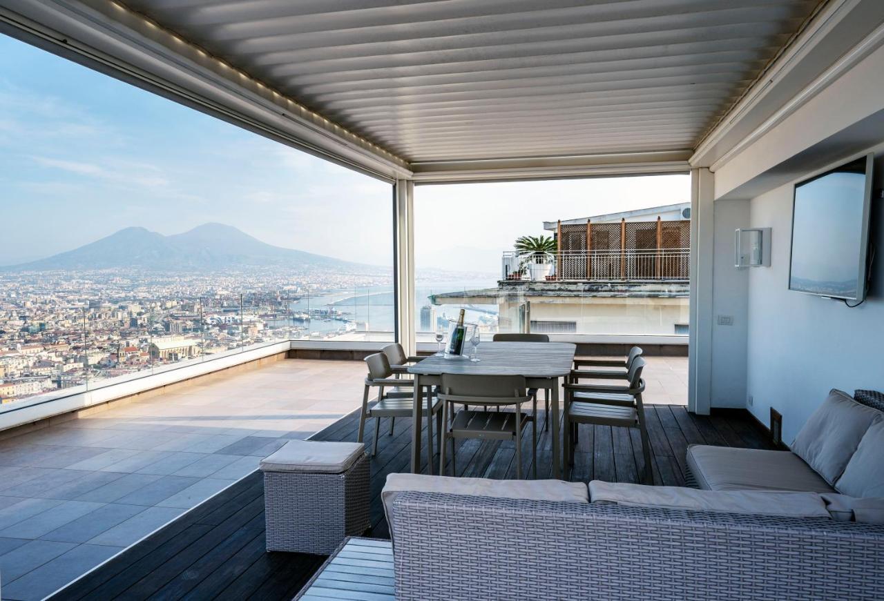 Terrazza Manu - Loft Suspended Over The City-Vomero 나폴리 외부 사진